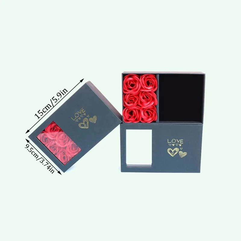 Caixa de presente com 6 Rosas