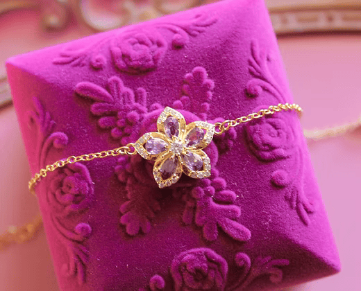 Bracelete Rapunzel Flower