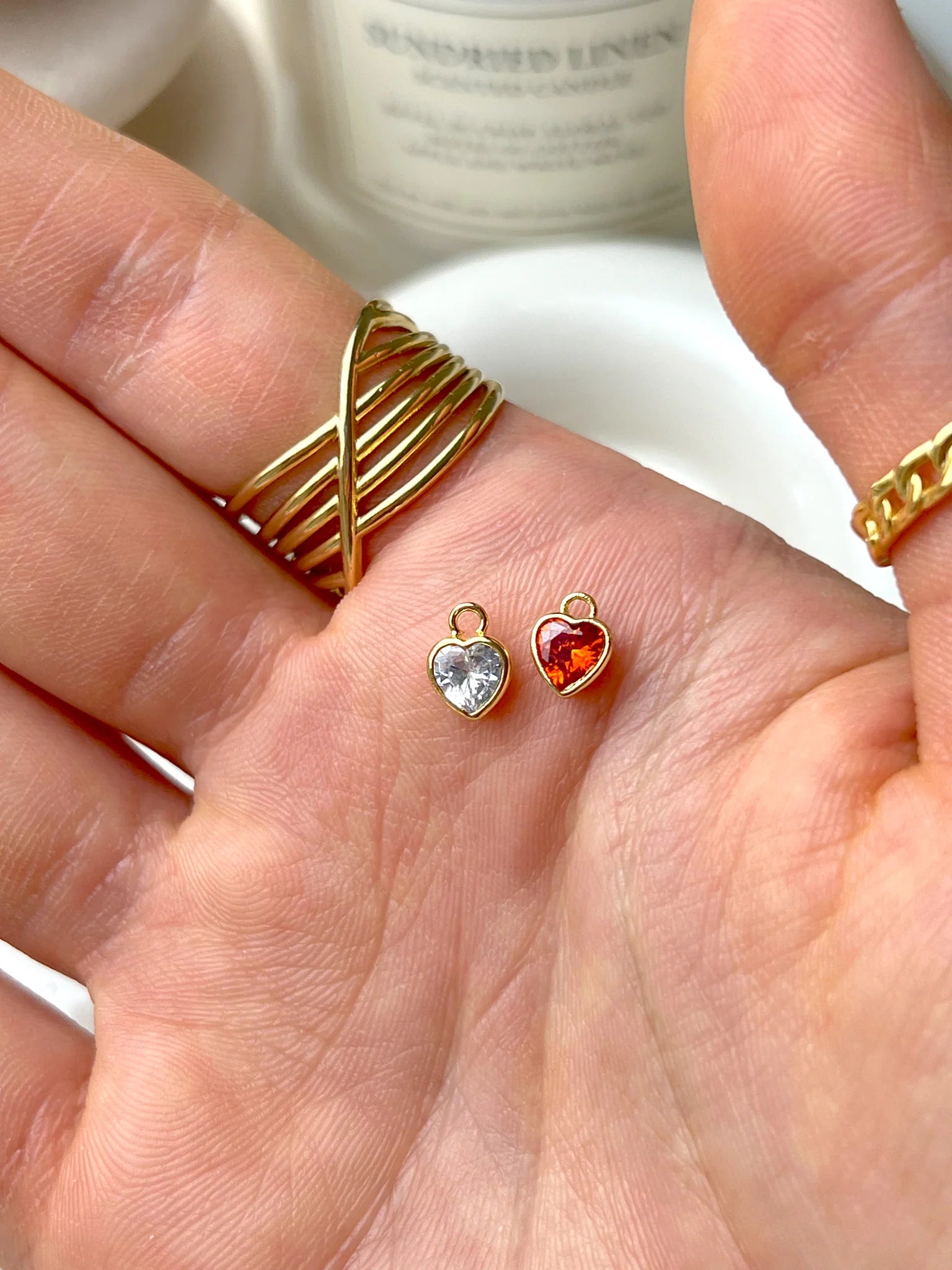 Colar com inicial + Coração