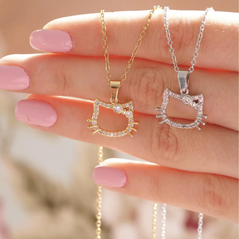 Hello Kitty & Homem Aranha - Prata 925