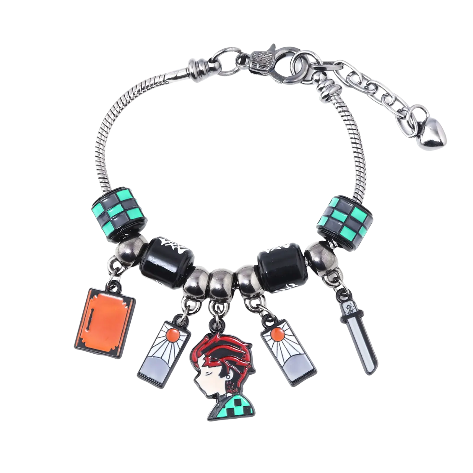 Pulseira com Berloques Demon Slayer