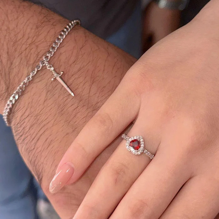 Pulseira + Anel - Branca de neve e o Caçador