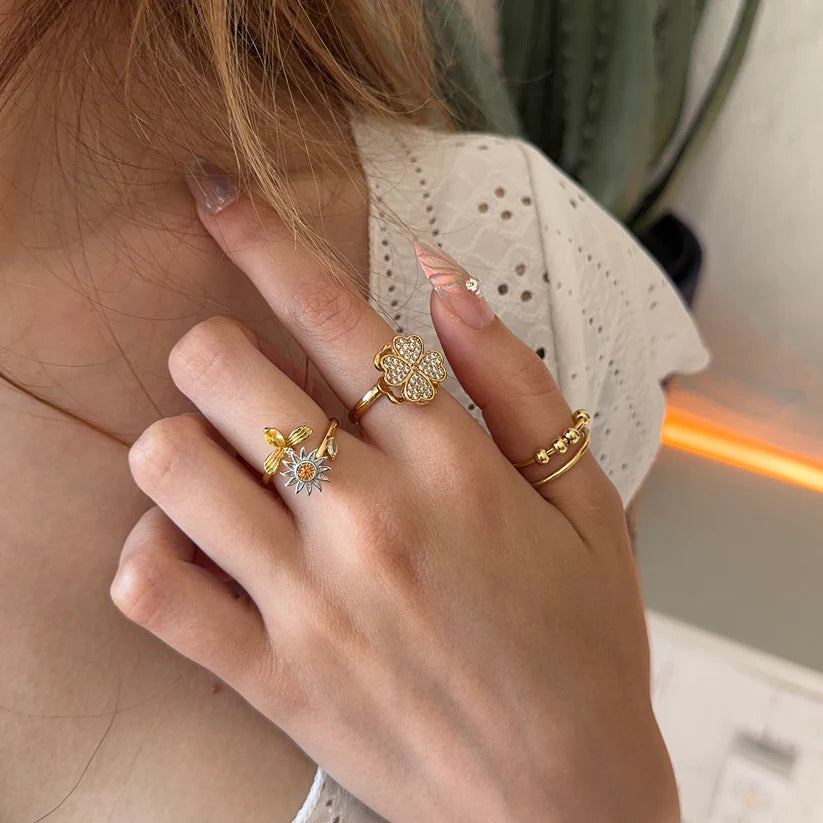 Anéis anti ansiedade- Tamanho Ajustável