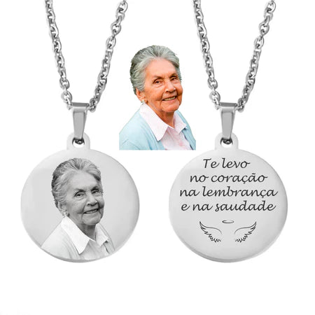 Colar medalhão Personalizado