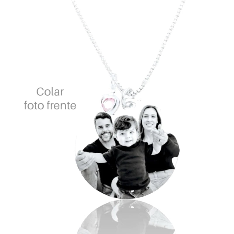 Colar medalhão Personalizado
