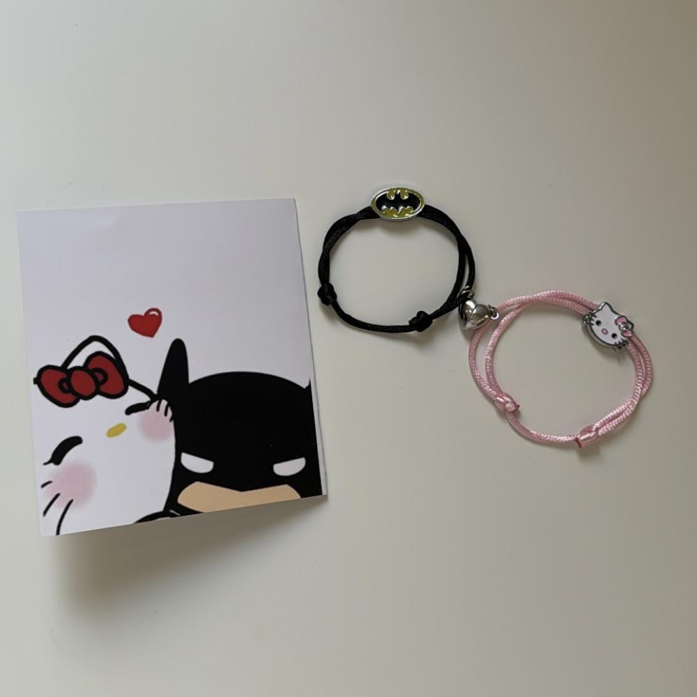 Pulseiras Batman + Hello kitty
