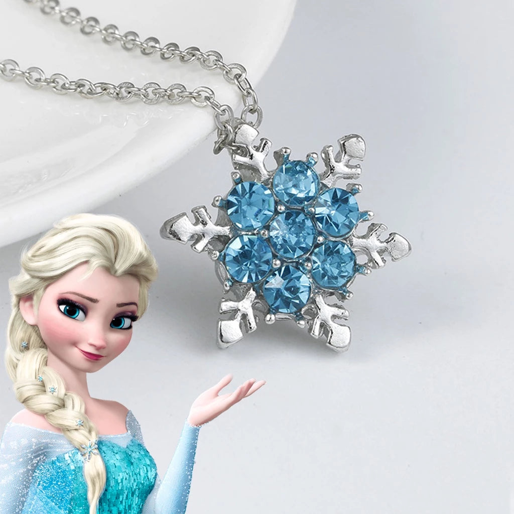 Colar Frozen - Floco de neve
