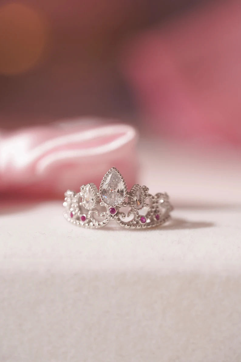 Anel de Coroa Encantada - Rapunzel