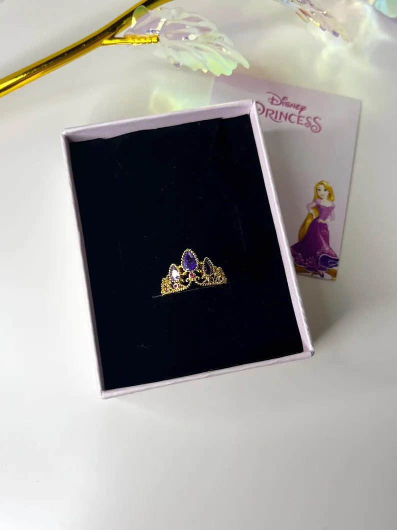Anel de Coroa Encantada - Rapunzel