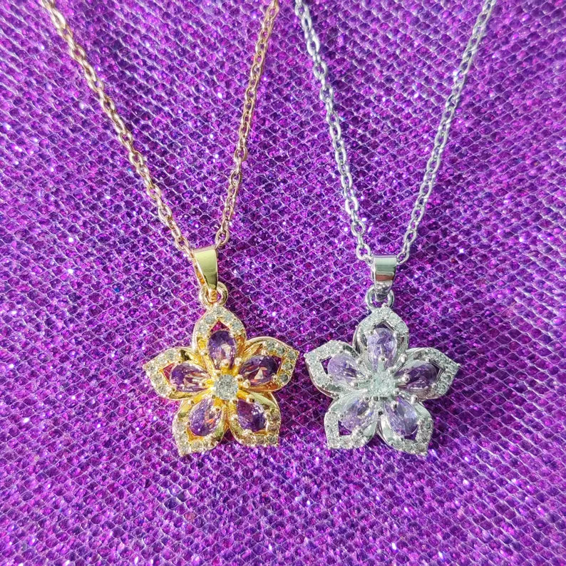 Colar Giratorio Rapunzel Flower