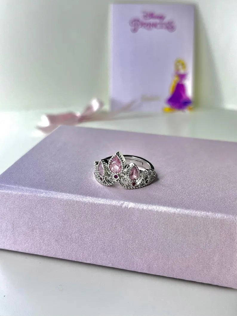 Anel de Coroa Encantada - Rapunzel