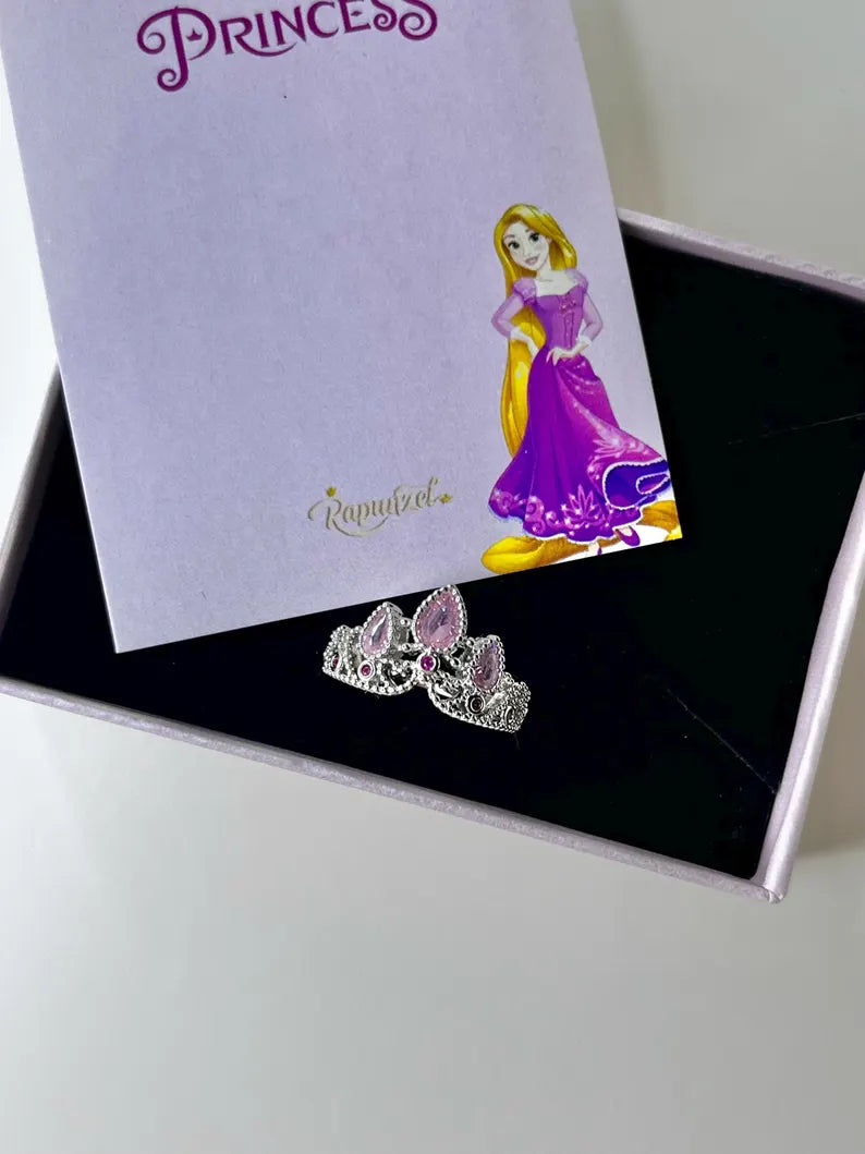 Anel de Coroa Encantada - Rapunzel