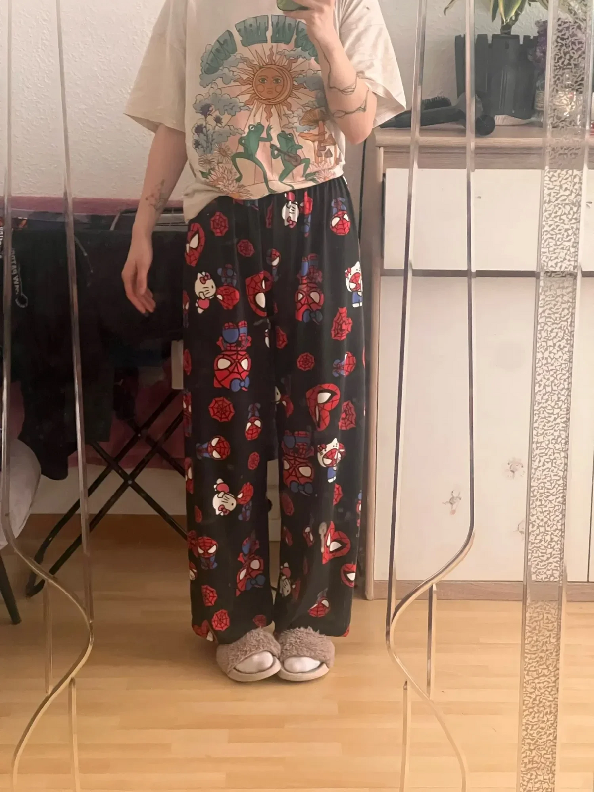 Calça Pijama Hello Kitty & SpiderMan