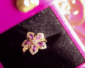 Anel Rapunzel Flower