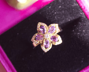 Anel Rapunzel Flower