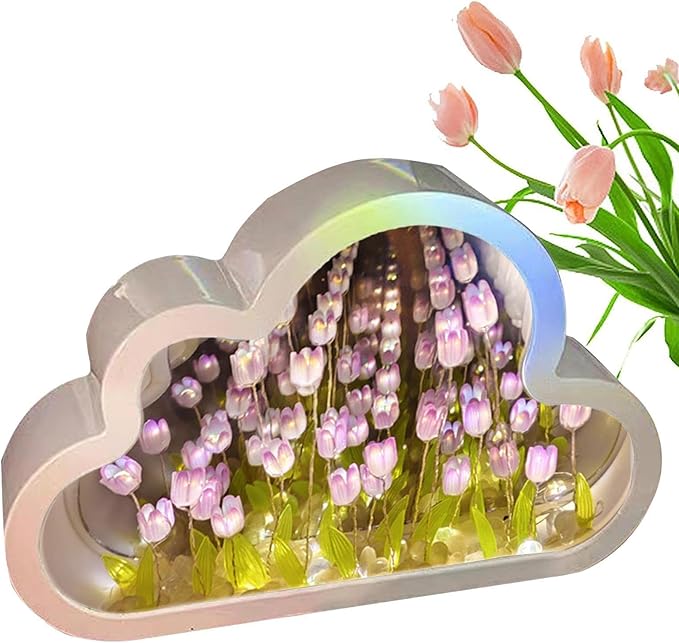 Espelho infinito de Tulipas