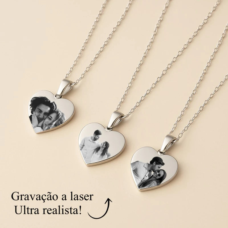 Colar do coração Personalizavel