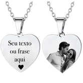 Colar do coração Personalizavel