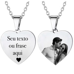 Colar do coração Personalizavel