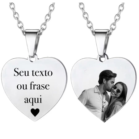 Colar do coração Personalizavel