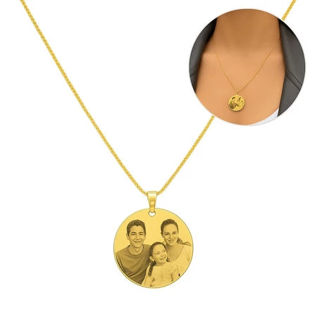 Colar medalhão Personalizado