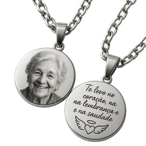 Colar medalhão Personalizado