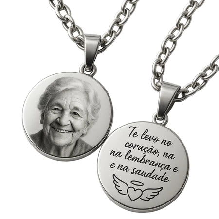Colar medalhão Personalizado