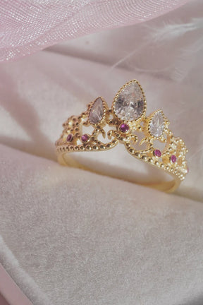 Anel de Coroa Encantada - Rapunzel