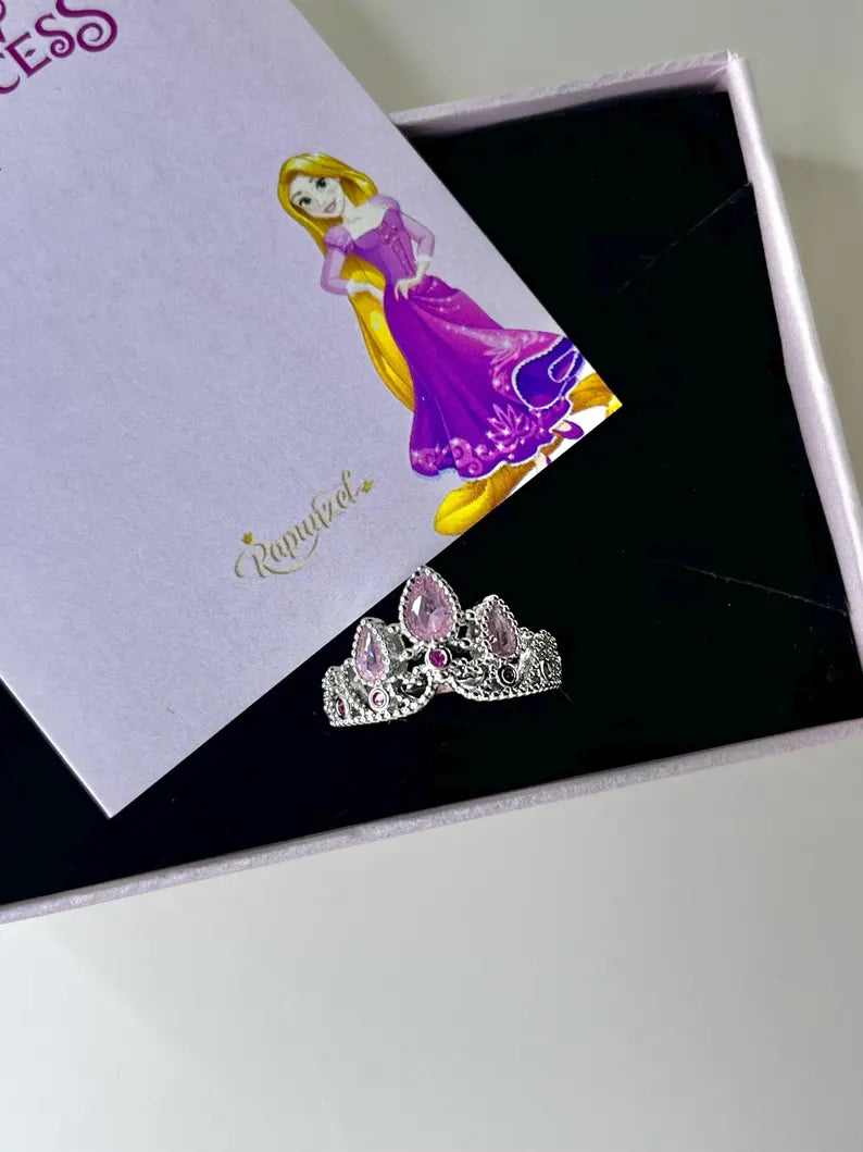 Anel de Coroa Encantada - Rapunzel