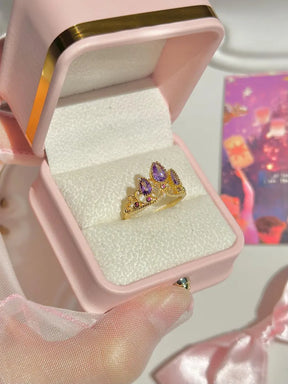 Anel de Coroa Encantada - Rapunzel