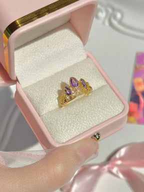 Anel de Coroa Encantada - Rapunzel